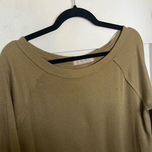 Free People green long sleeve tunic